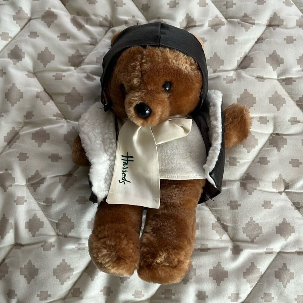 Vintage Aviator Teddy Bear Harrods